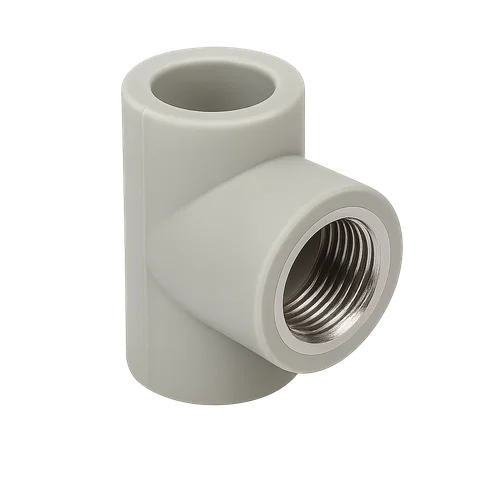 Тройник полипропиленовый комбинированный Ду 32 1 1/4"